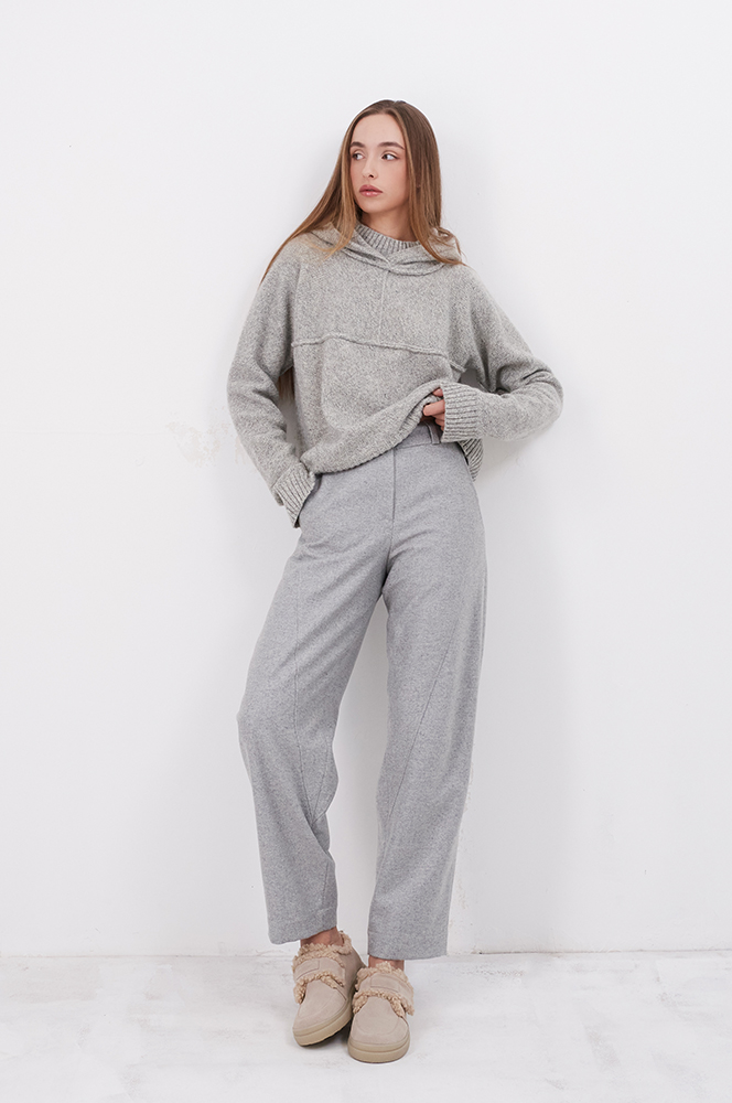 Штани вовна на підкладці св сірий (БР 90)